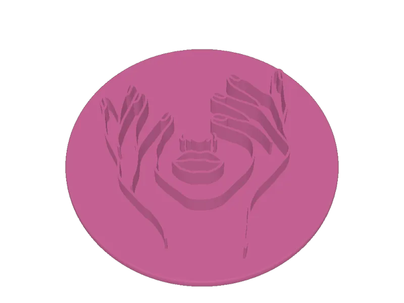 timbre visage 3
