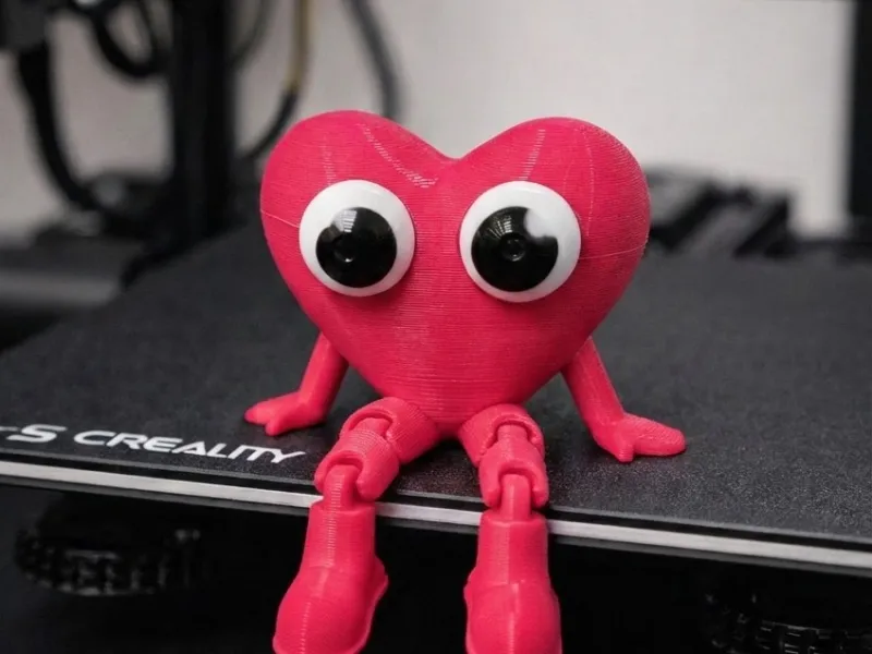 ARTICULATED HEART VALENTINES DAY- corazón flexy