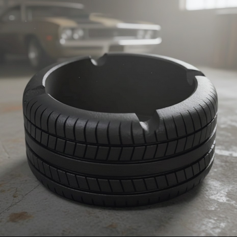 3D Printer Files | 3MF File | TYRE ASHTRAY - NEUMATICO CENICERO