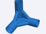 Garden pole corner joint -1