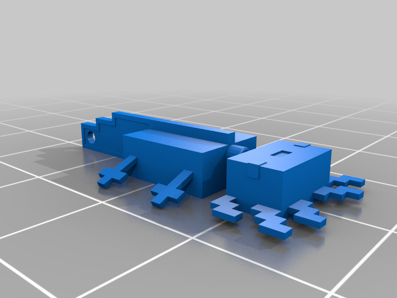 Minecraft Axolotl from 1.17