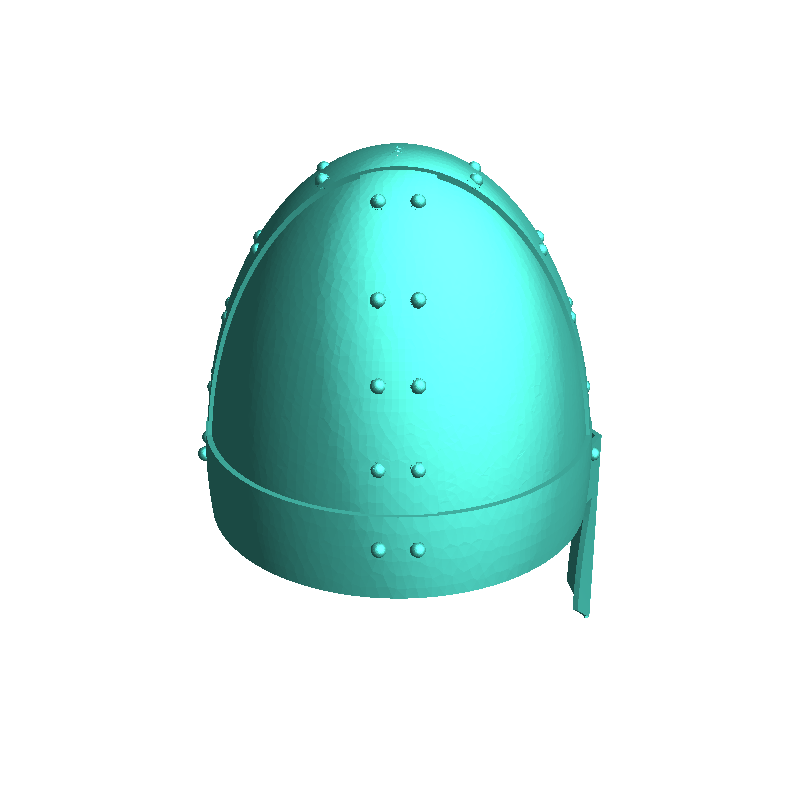 Medieval soldier helmet SPANGENHELM