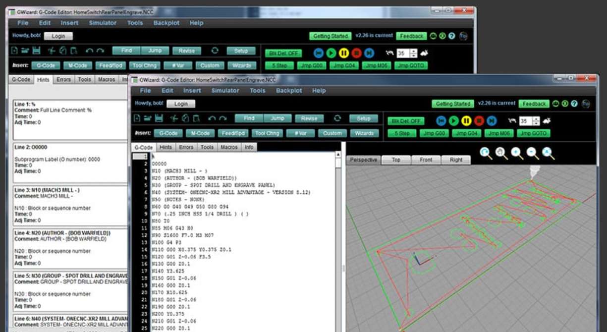 Editing the G Code for a 3D printer 