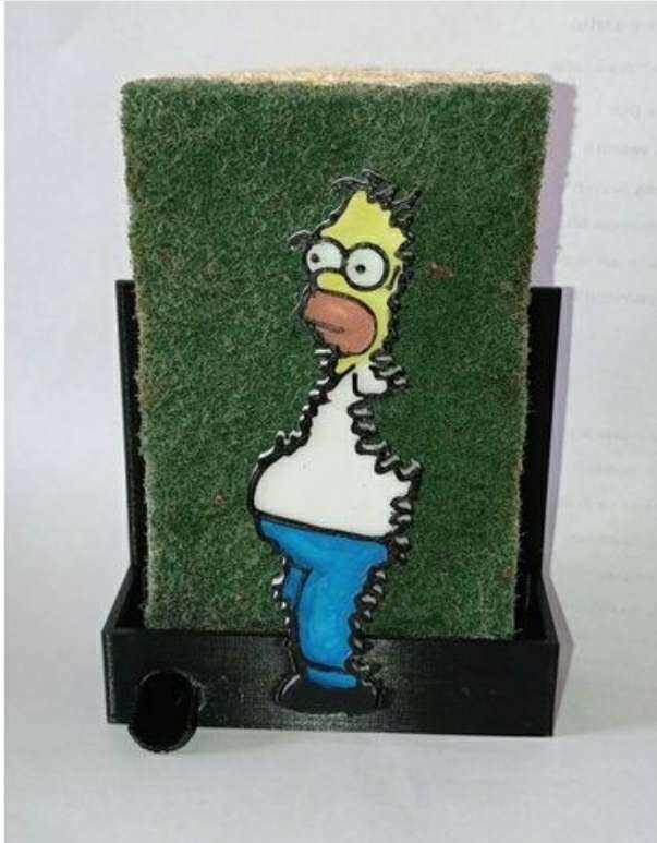 Homer , sponge holder