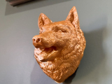 Wolf Head Wall mount-0