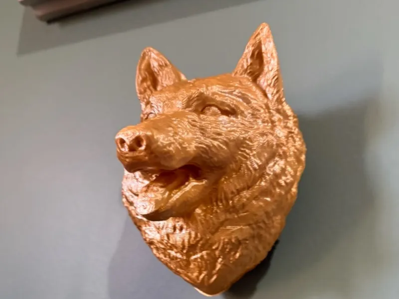 狼の頭ウォールマウント