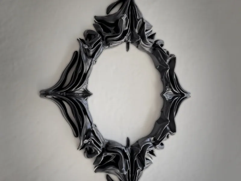 Baroque Gothic round frame