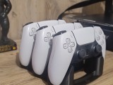 Triple PS5 Controller Stand-2