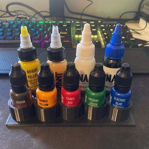 3D Printer Files | 3MF File | 1oz tattoo ink bottle | Creality Cloud
