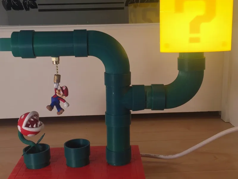 Luminária Super Mario
