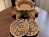 Timber Nest – Modular Tree Root Coaster Holder-0