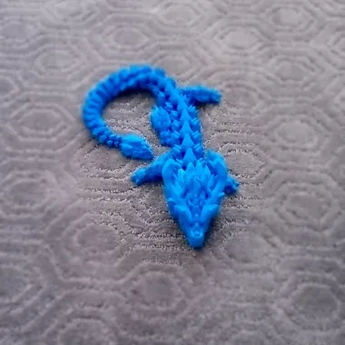 Digital file Articulated Dragon 006 Crystallized-0