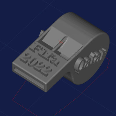 Would cup fifa whistle 2022 3d model