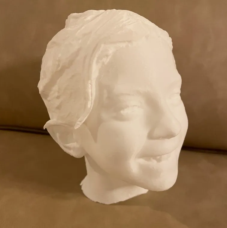 小女孩人台头部3D扫描