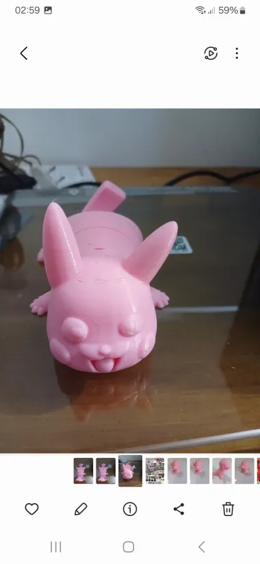 articulated Pokemon Pikachu Flexi-0