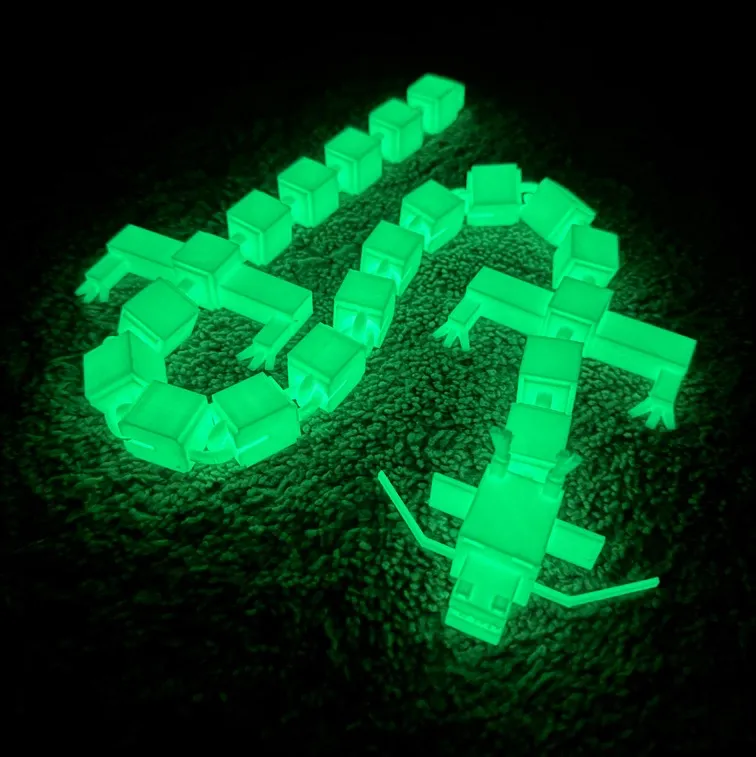 Dragón Shenron flexible de Dragon Ball Z de Minecraft