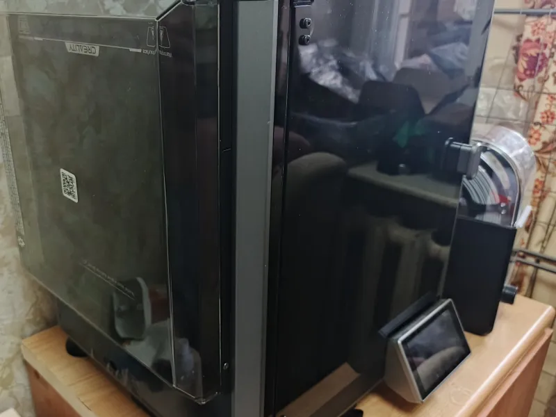 K1C. Holder top cover,pei plate. Держатель верхней крышки.