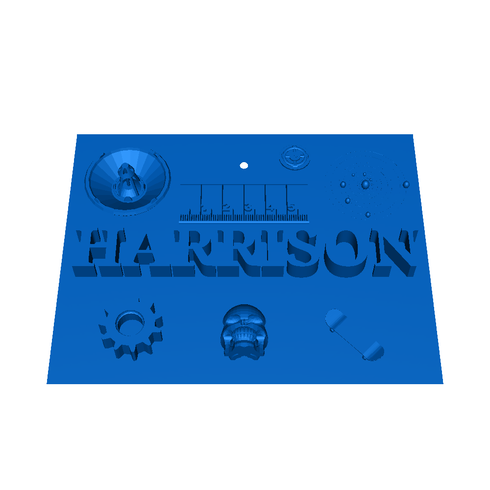 Harrison door name tag