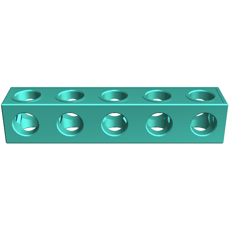 STEMFIE - Parts - Beams - Straight - Threaded Ends - DE