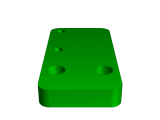Ender 3 E3D V6 to MK8 Extruder Adaptor-2