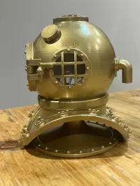 Deep Sea Diver Helmet, with optional skull and stand-7