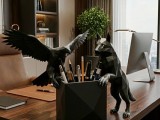 Eagle Wolf pencil case-0