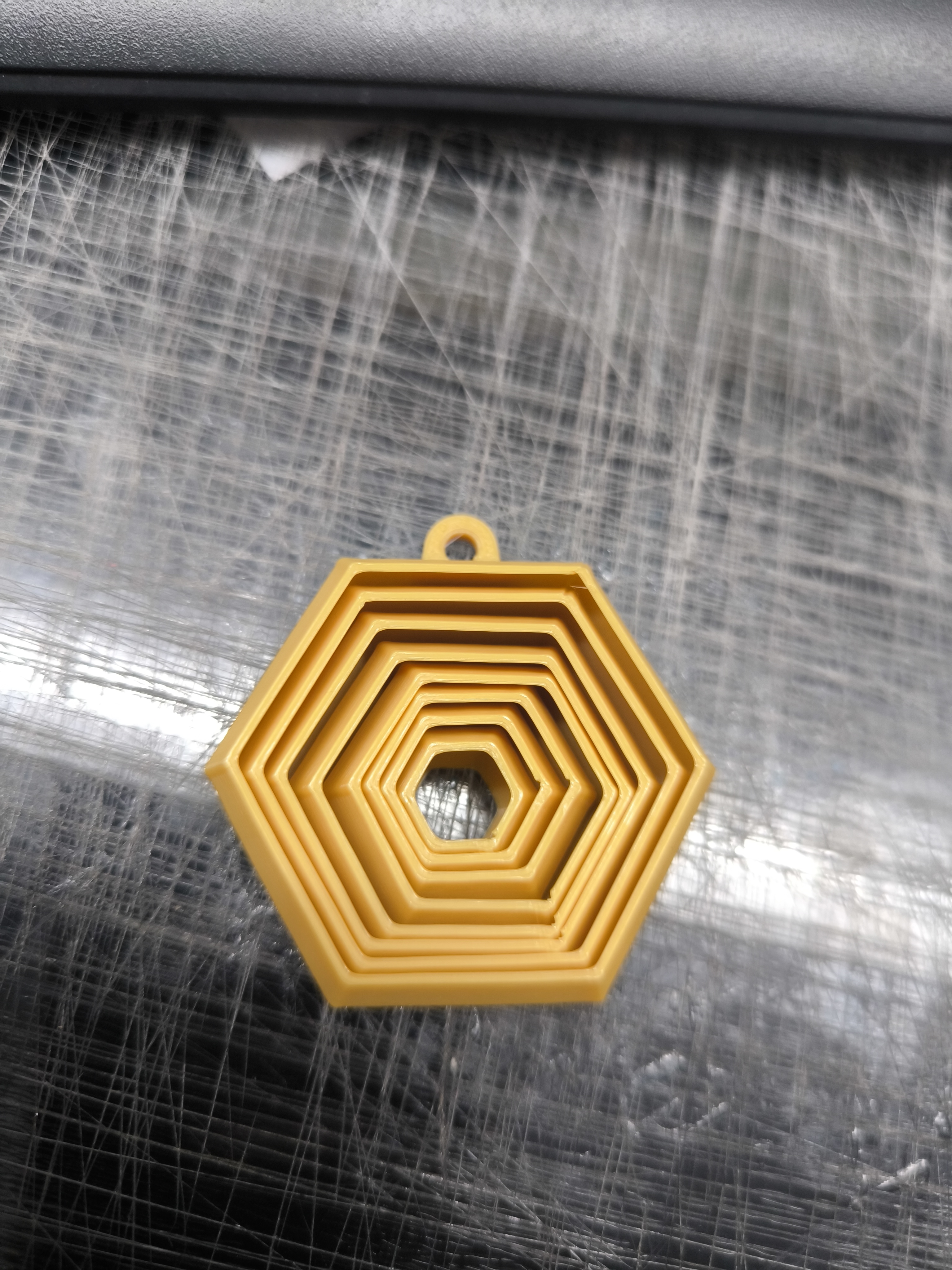 Hex Keychain - Lifestyle - PLA - 3D printed product - фото 5