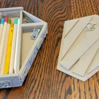 Coffin Pen and Pencil Case-2