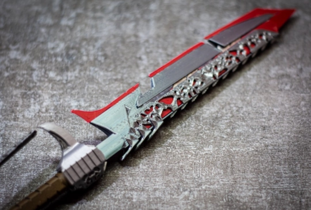 Extendable Sword File 3D Printer Files | 3MF File | Sword with movable parts | Creality Cloud