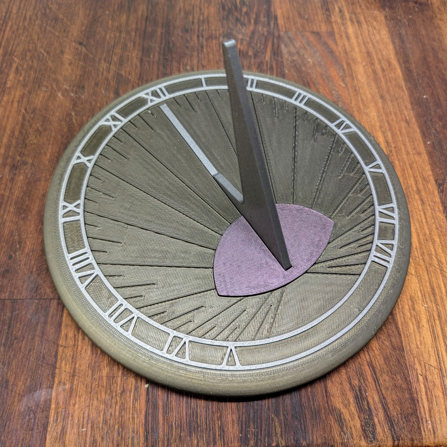 Sundial. Free, Functional and Easy to Print!