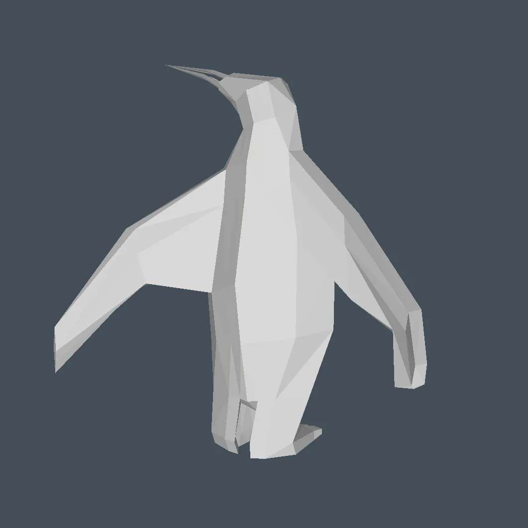 low poly penguin | 3D models download | Creality Cloud