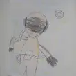 3D модель космонавта