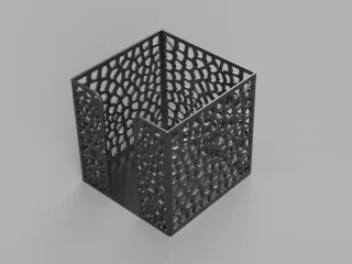 90x90 notepad  sticky notes cube Voronoi
