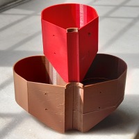 Wall Mounted Pots for Vertical Garden.-1