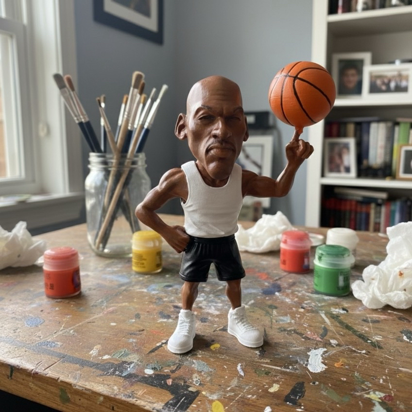 3D Printer Files | 3MF File | Michael Jordan - Finger Spin