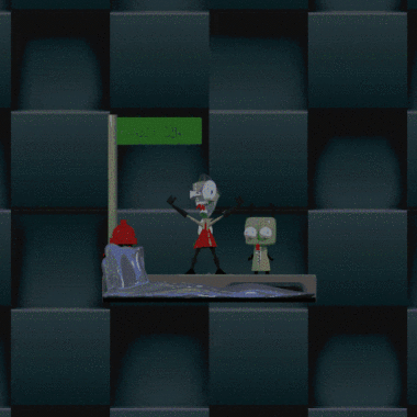 Invader Zim and Gir Dio-1