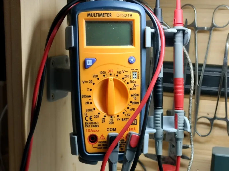 Wall Mount Holder for DT321B Tester