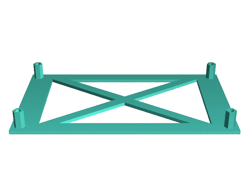 Amiga 500 PSU Mean Well PT-65B mount plate