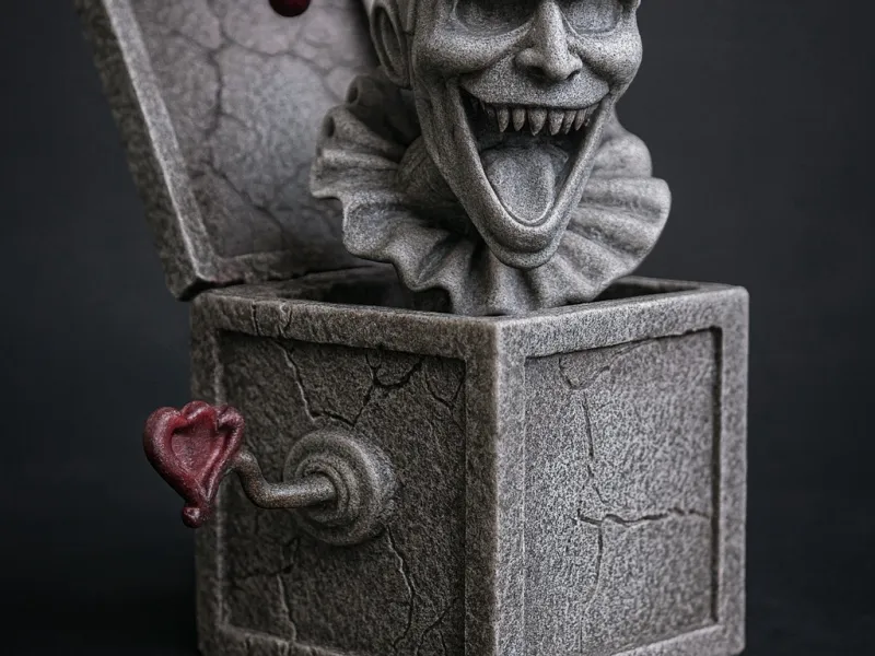 Evil Jack-in-the-Box Clown – Original Design