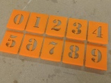 number stencil 0-9-0