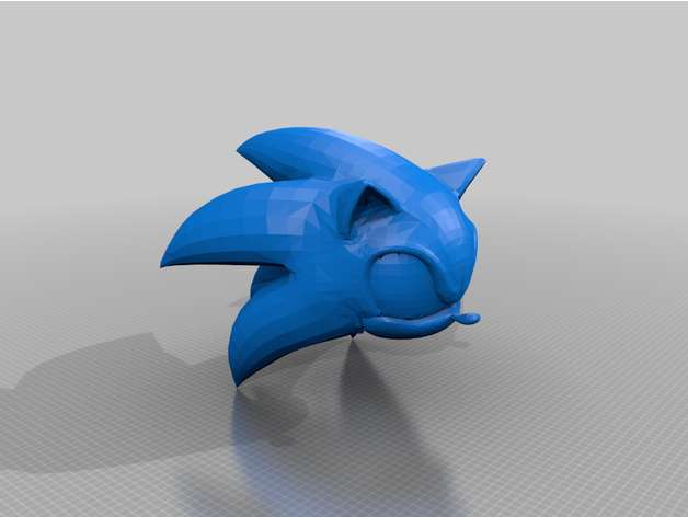 Sonic the Hedgehog Mask | 3D models download | Creality Cloud