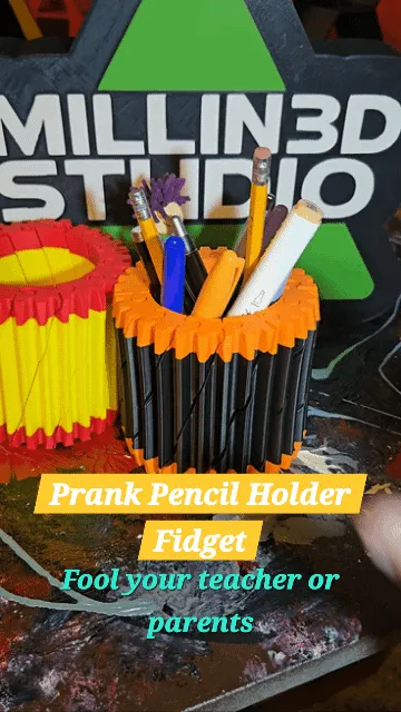Gear Spiral Fidget Pencil Holder - Fool Parents n Teachers-1