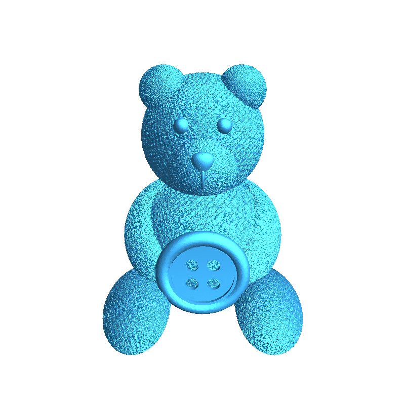 Tiny Button Teddy Bear-4