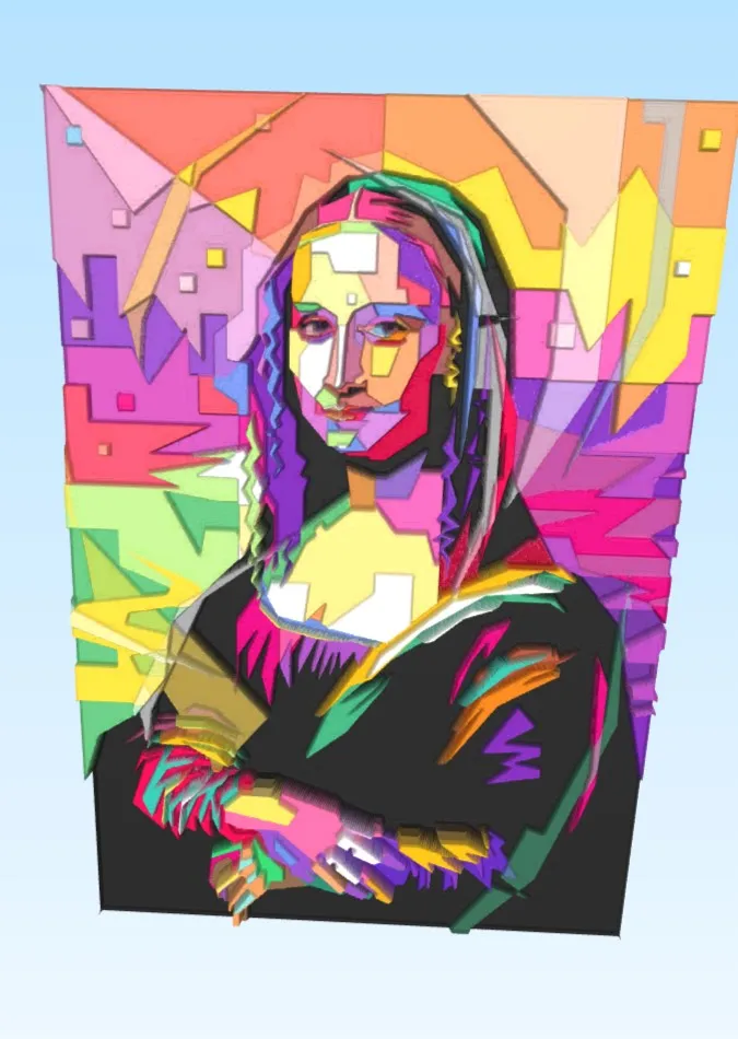 Albert Einstein Pop Art color ☀️-1