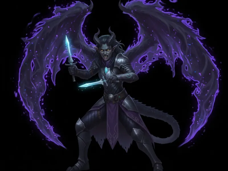 DnD Rogue Shadar Kai - Tiefling 