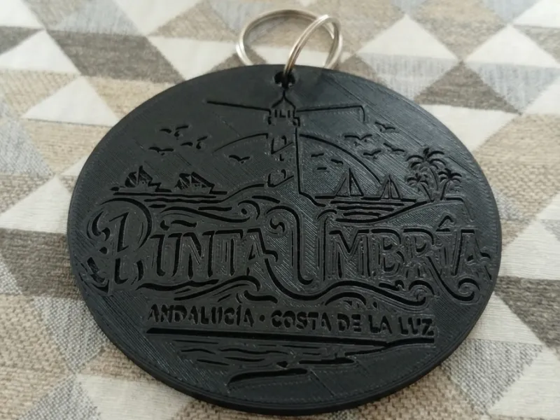 llavero de punta Umbría Huelva Andalucía costa de la luz.