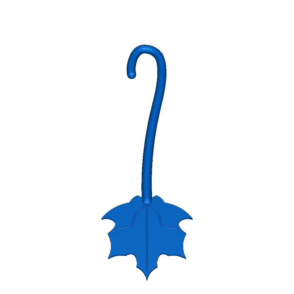Leaf bookmark design