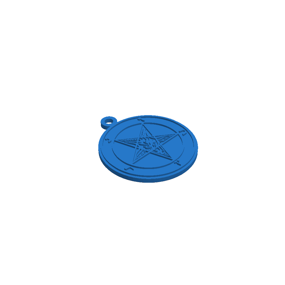 3D Printer Files | 3MF File | BAPHOMET - Satan Star Keychain - Llavero ...