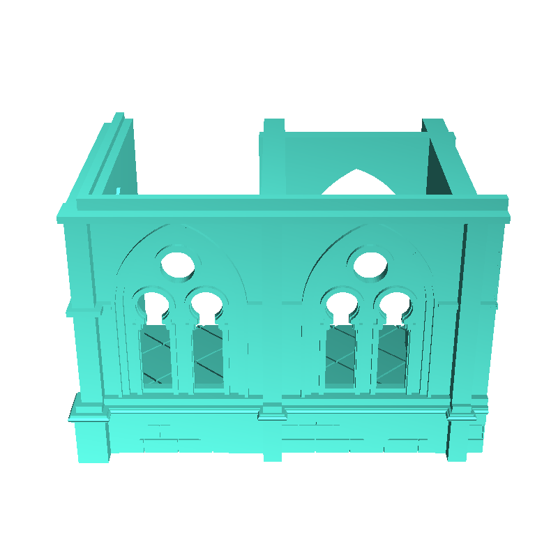 Moschea araba orientale con minareto a cupola e annesso (16) - mini