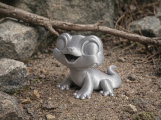Cute chibi lizard